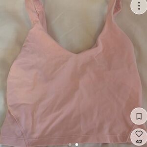Light Pink Lululemon Align Tank Top